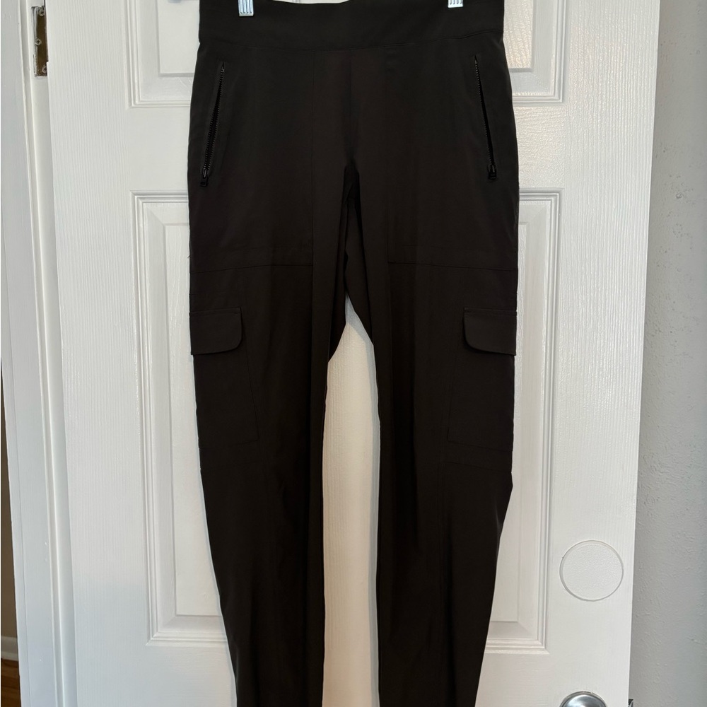 Athleta Brooklyn Cargo Ankle Pant - Dark Green